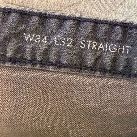 Calvin Klein Men's Jeans Gray Denim Straight Leg Size 34x32 - Picture 8 of 8